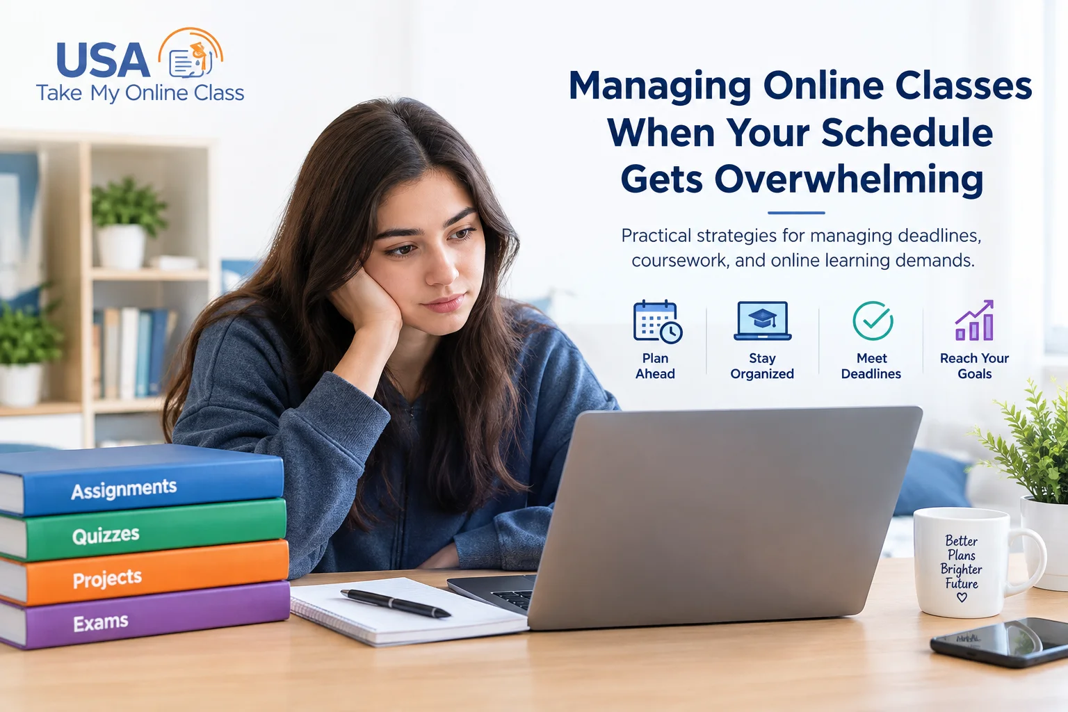 Managing Online Classes When Your Schedule Gets Overwhelming