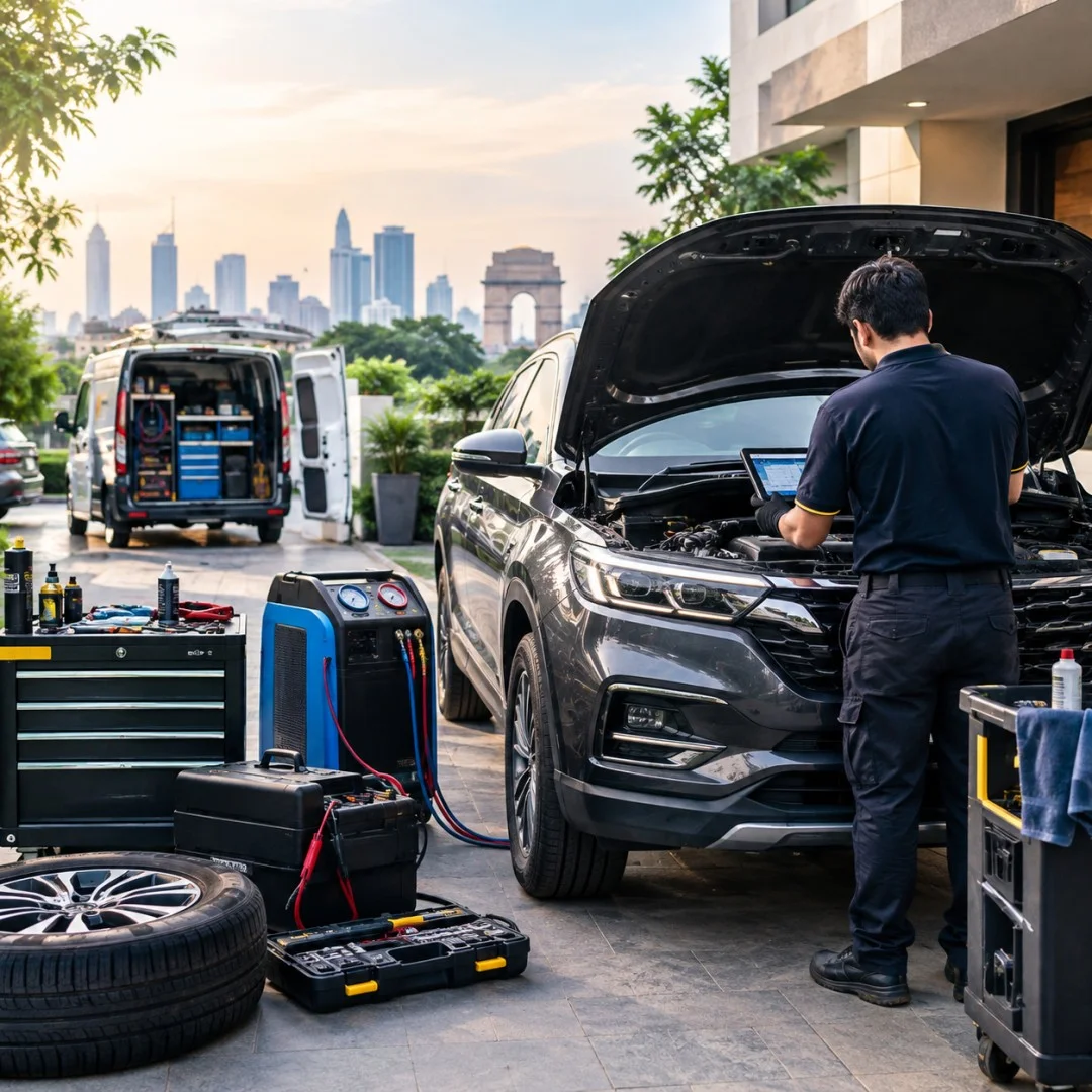 Doorstep Car Service in Delhi NCR: What Services Are Available?