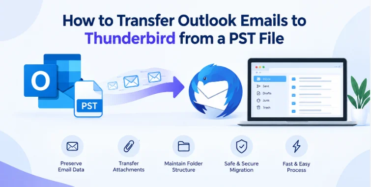 How to Transfer Outlook Emails to Thunderbird from a PST File