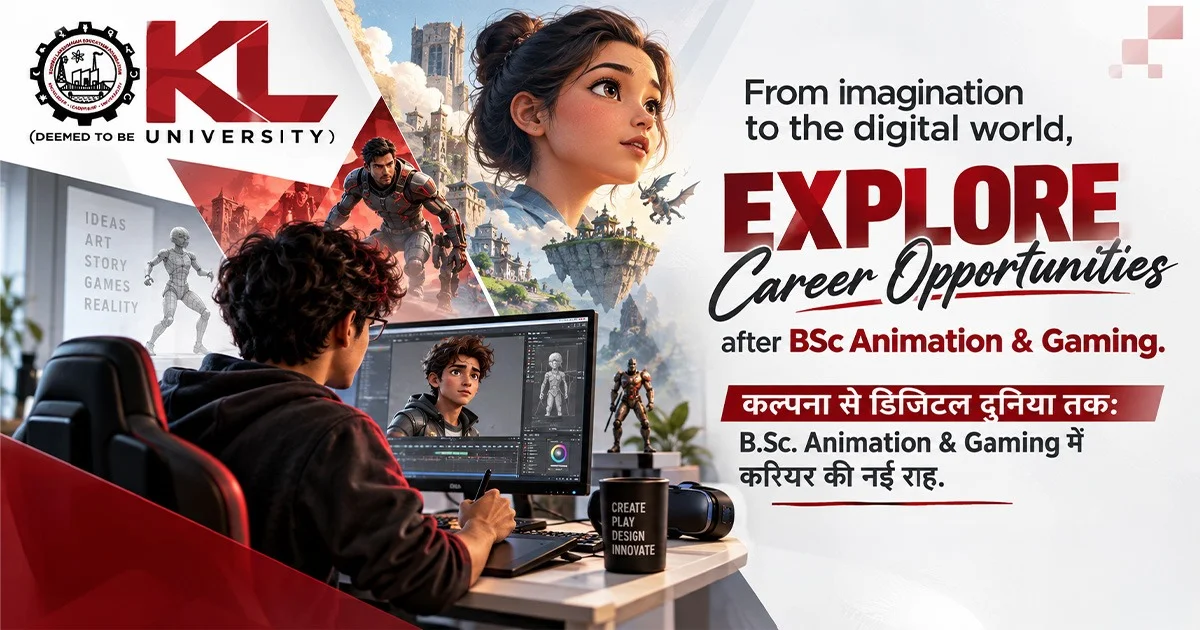 From imagination to the digital world, explore career opportunities after BSc Animation & Gaming