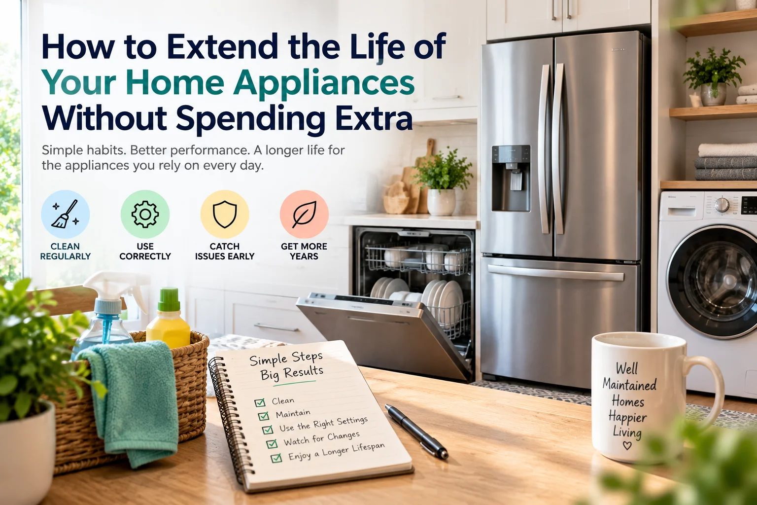 How to Extend the Life of Your Home Appliances Without Spending Extra