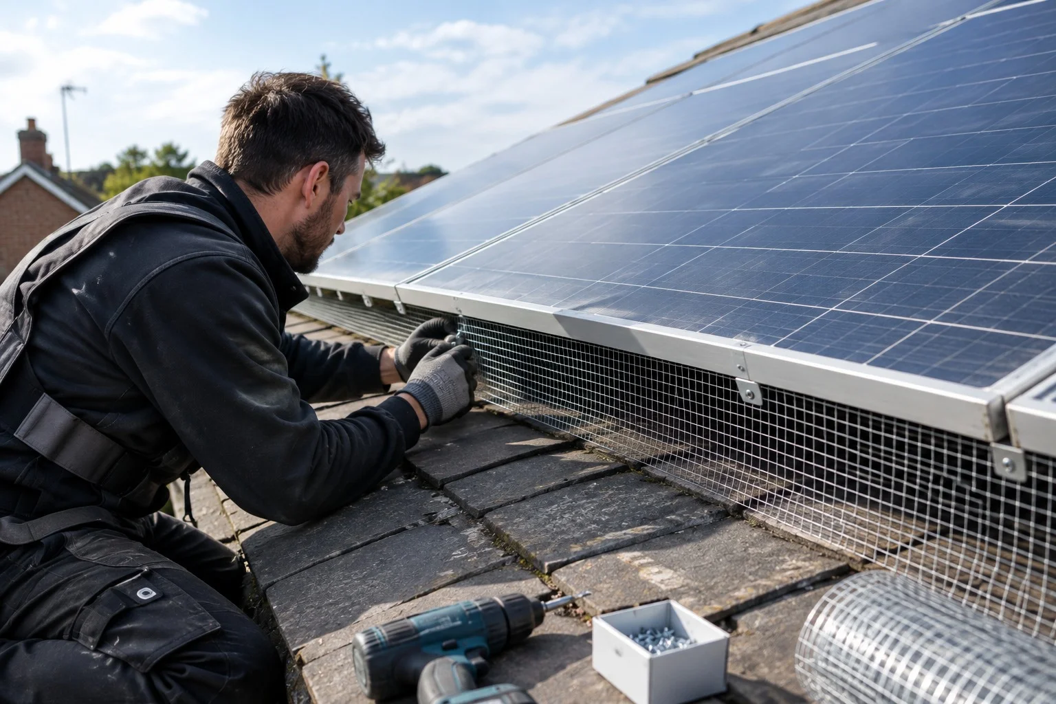 Mesh Fitting in Ashford: A Practical Guide to Protecting Solar Panels from Birds