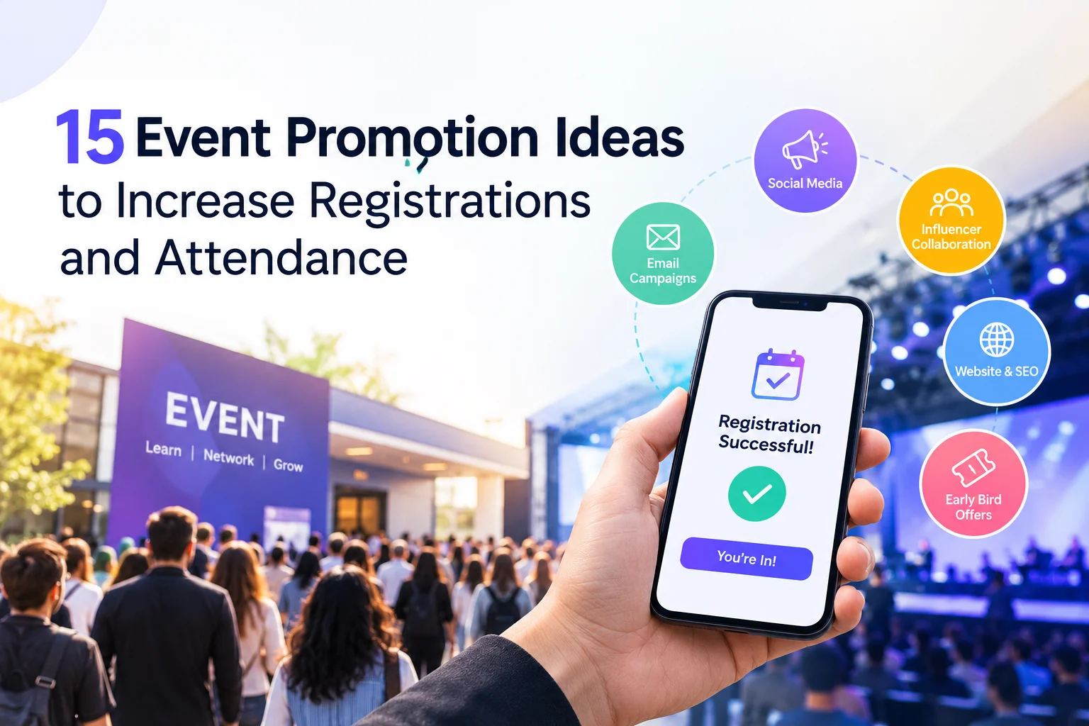15 Event Promotion Ideas to Increase Registrations and Attendance