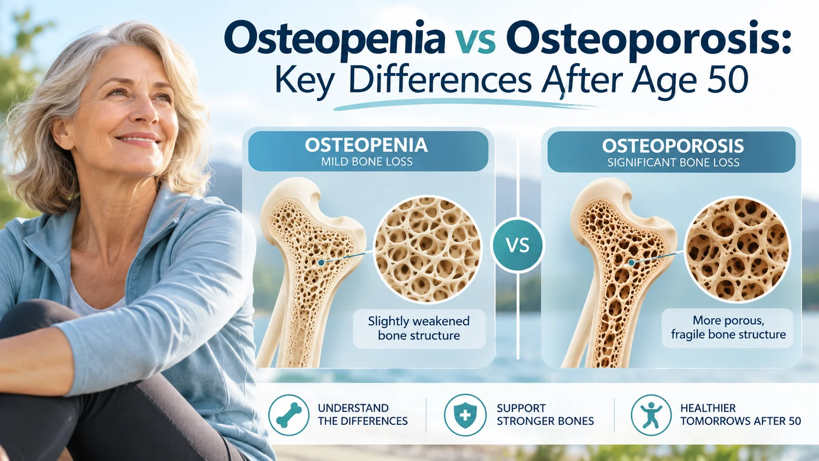 Osteopenia vs Osteoporosis: Key Differences After Age 50