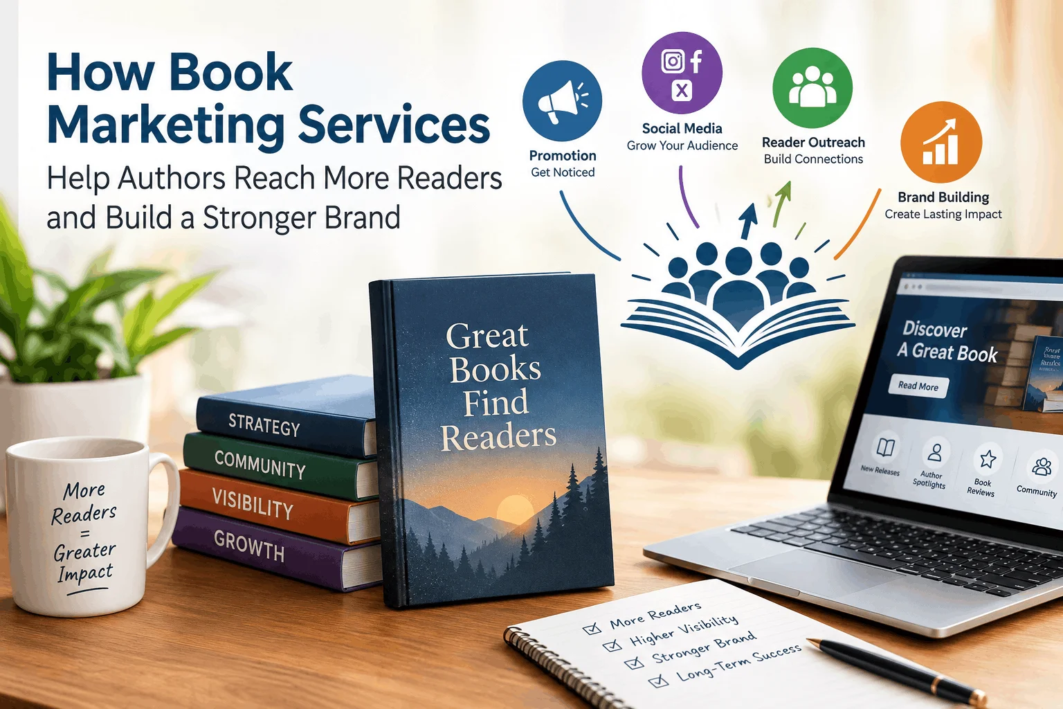 How Book Marketing Services Help Authors Reach More Readers and Build a Stronger Brand