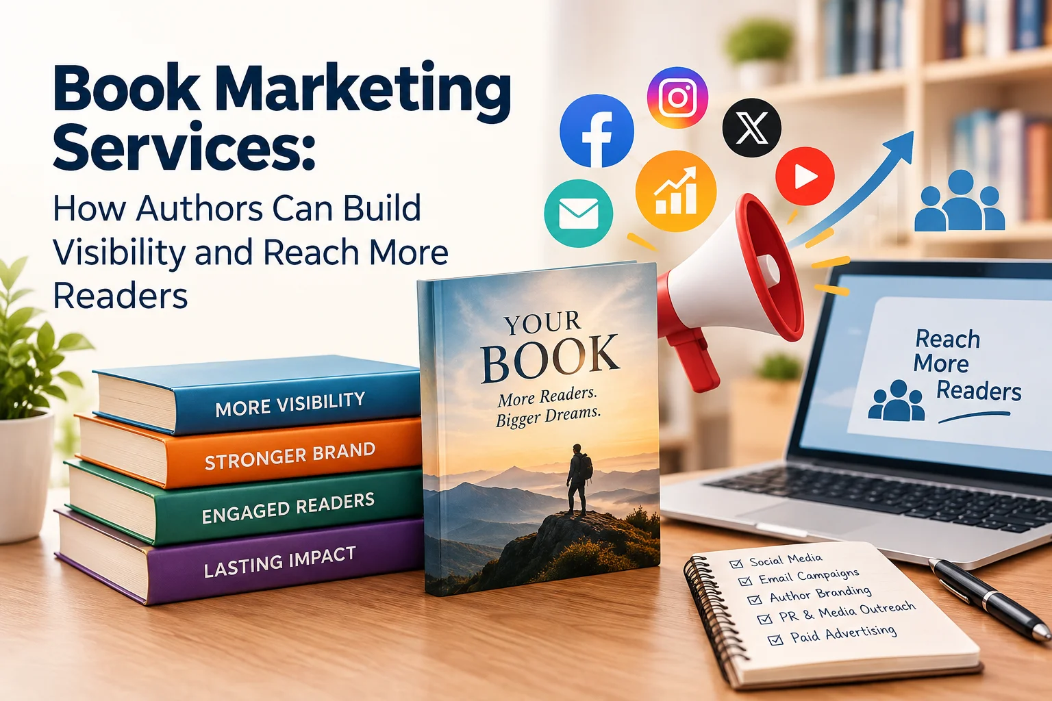 Book Marketing Services: How Authors Can Build Visibility and Reach More Readers