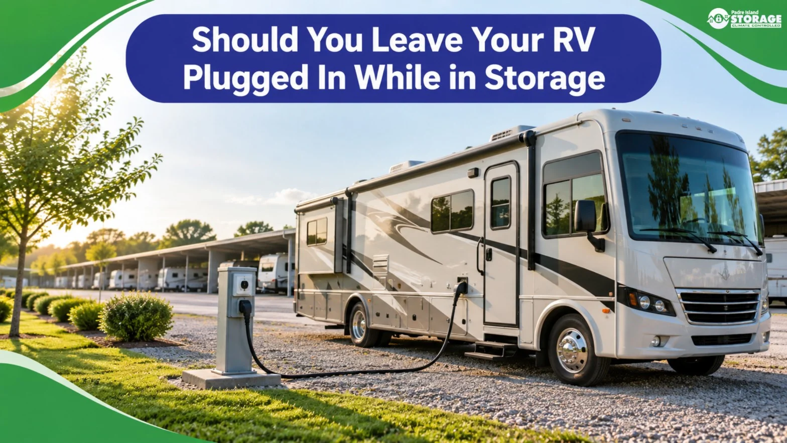 Should You Leave Your RV Plugged In While In Storage