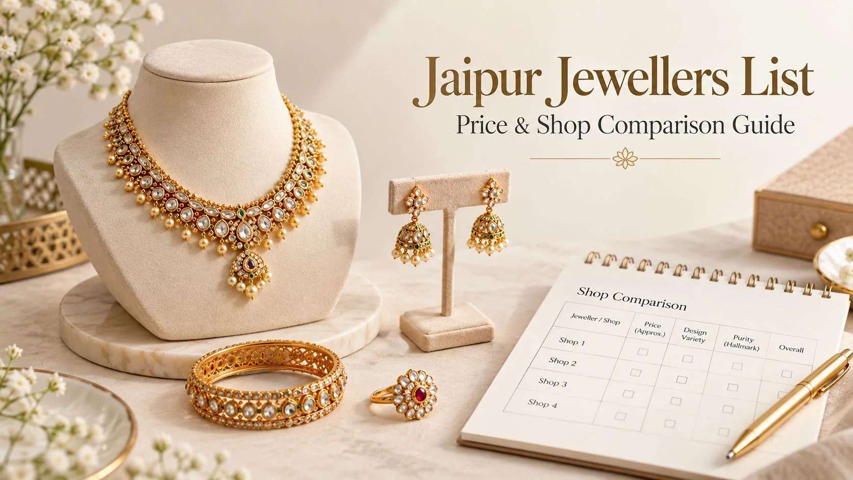 Jaipur Jewellers List: Price & Shop Comparison Guide
