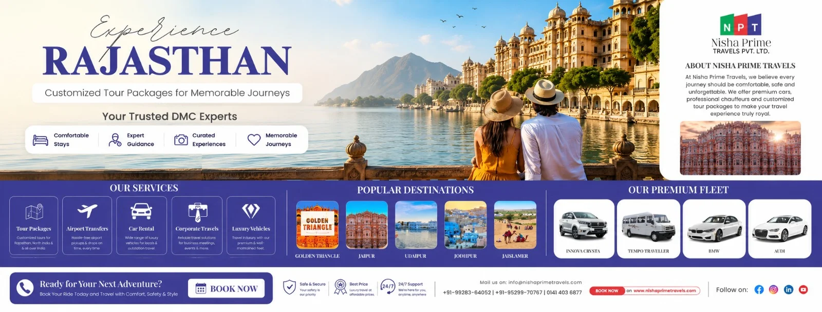 Plan a Rajasthan Holiday Your Way with Customized Tour Packages