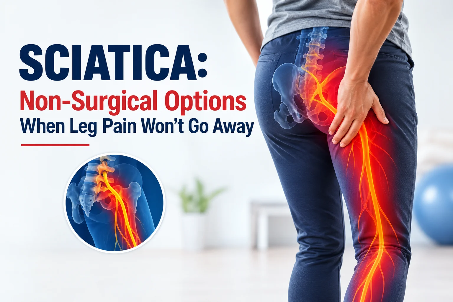 Sciatica: Non-Surgical Options When Leg Pain Won't Go Away