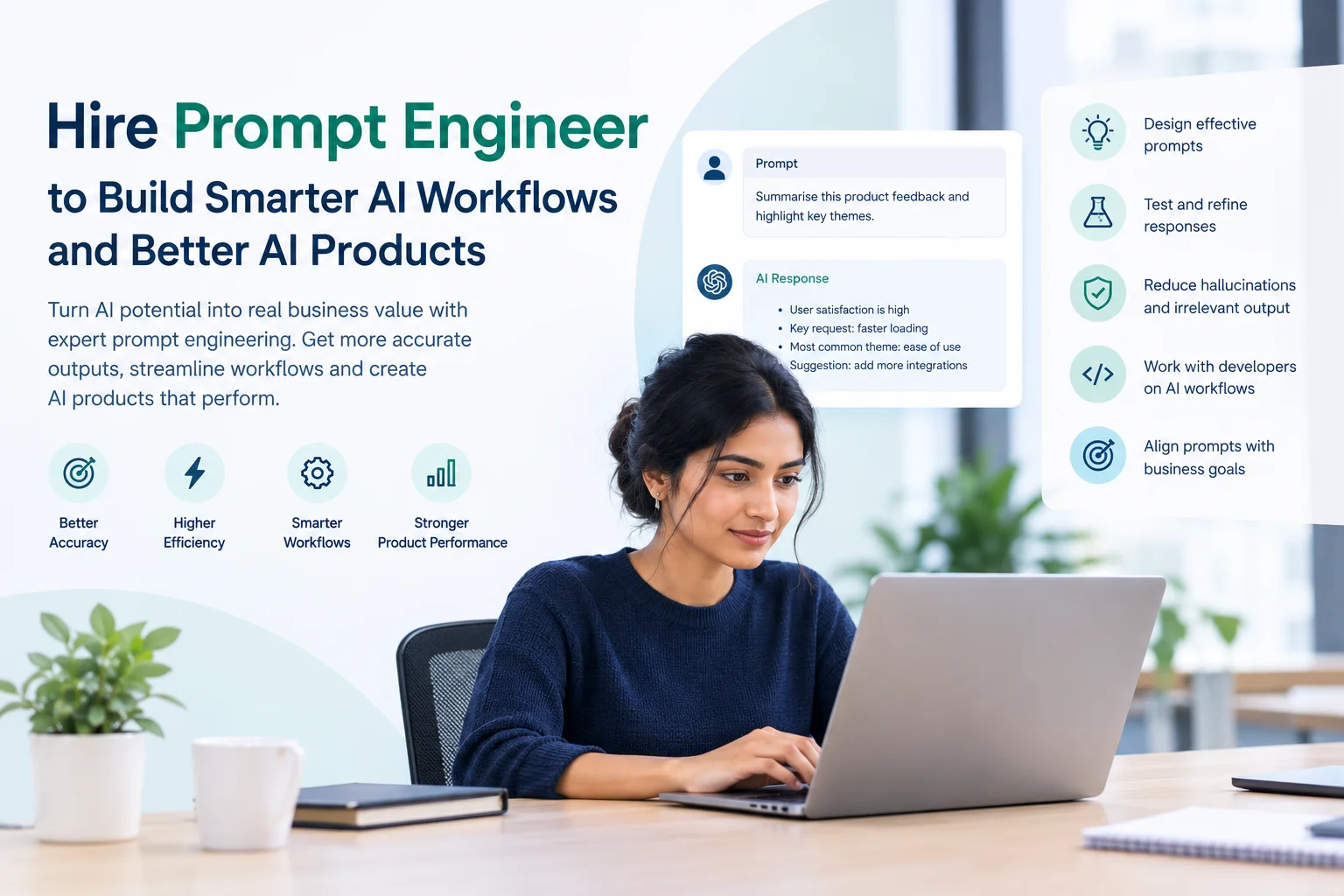 Hire Prompt Engineer to Build Smarter AI Workflows and Better AI Products