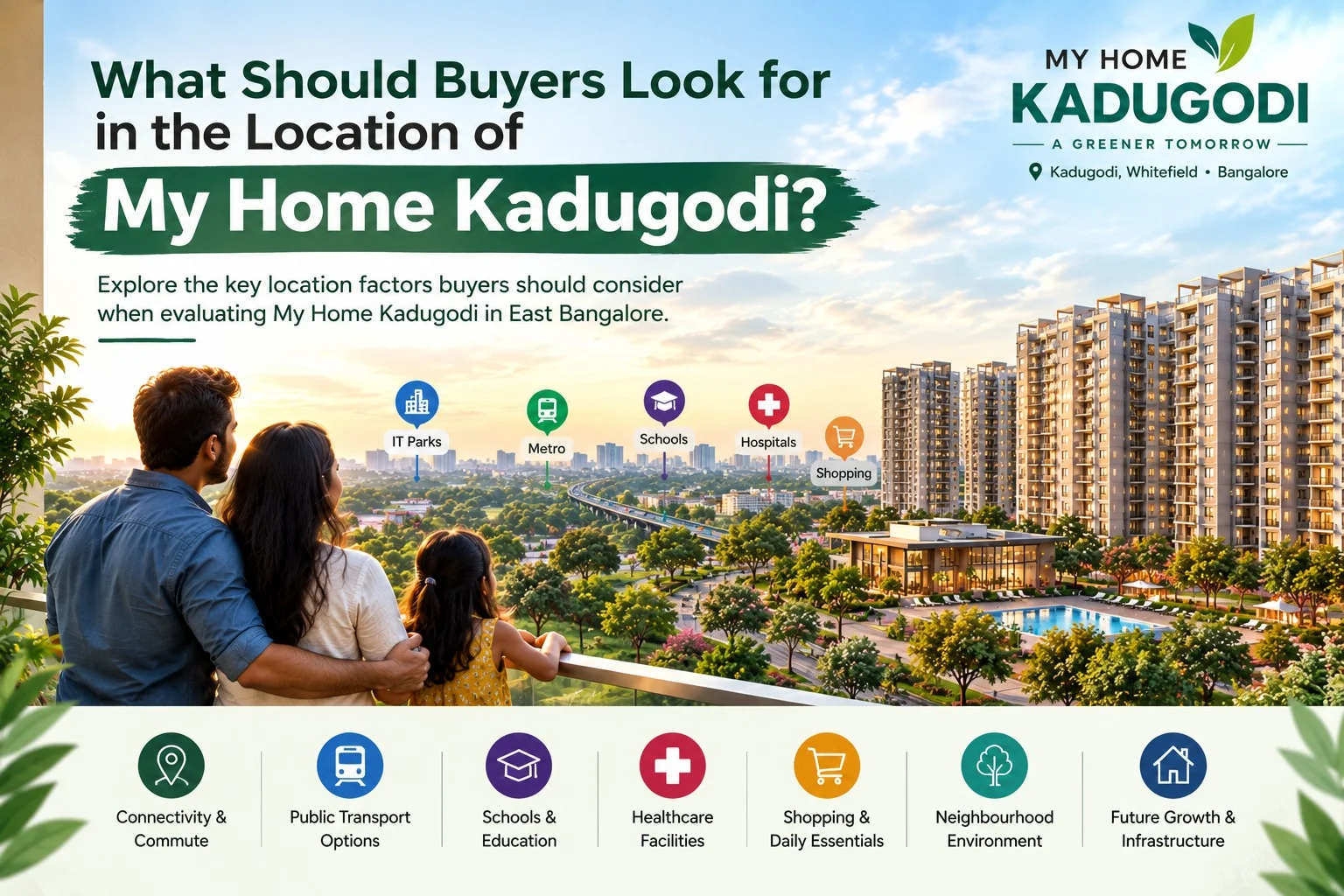 What Should Buyers Look for in the Location of My Home Kadugodi?
