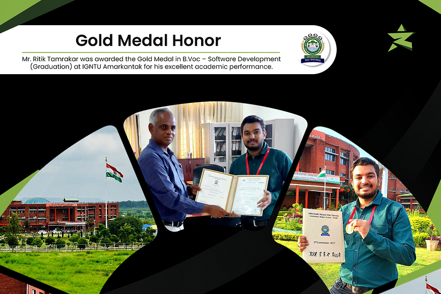 Gold Medal in B.Voc- Software Development